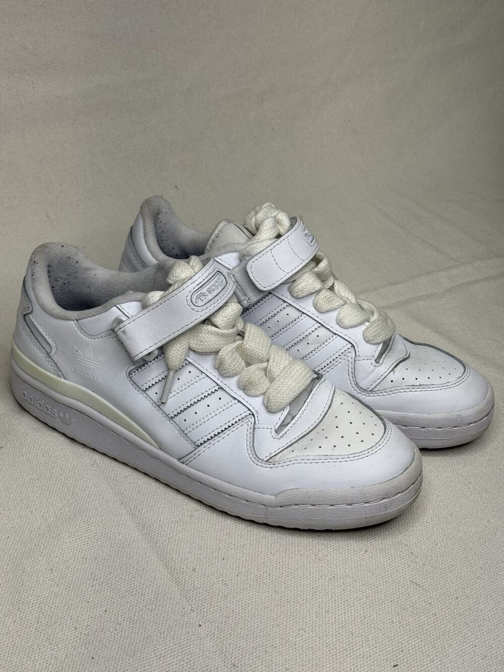 Adidas Originals Forum Low Shoes Triple White Size 9.5